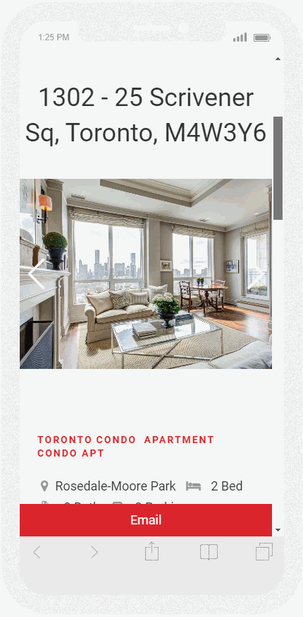 new listing experience